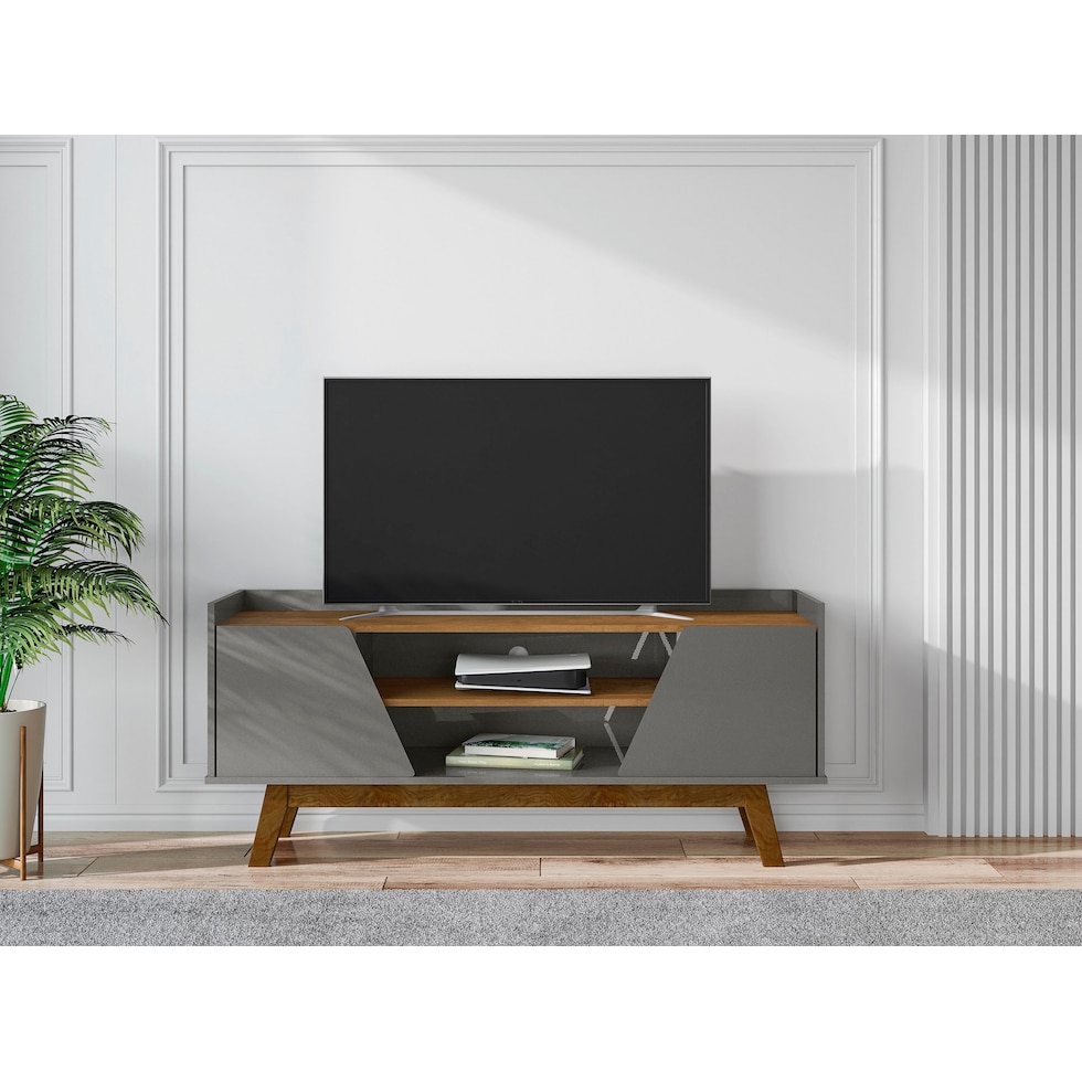 bogardus gray tv stand   