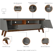 bogardus gray tv stand   