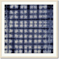 boho blue wall art   