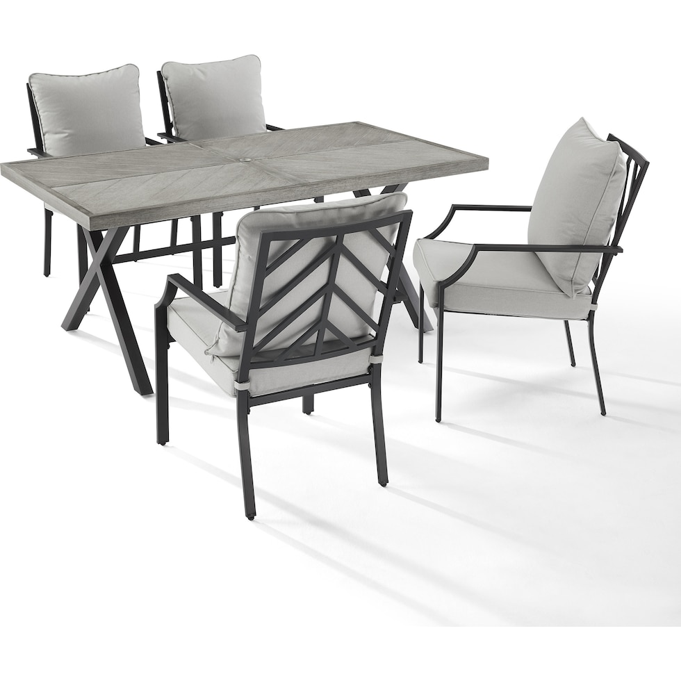 boise gray  pc outdoor dining   