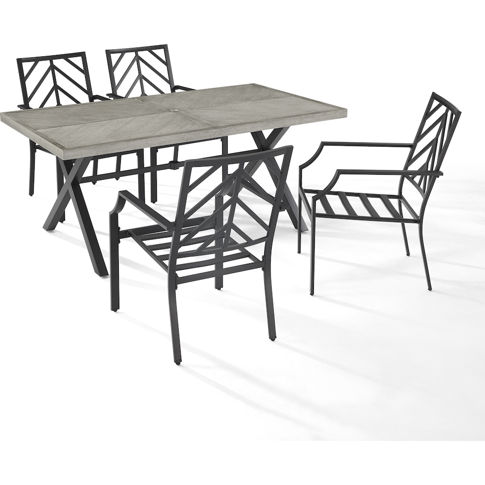 boise gray  pc outdoor dining   