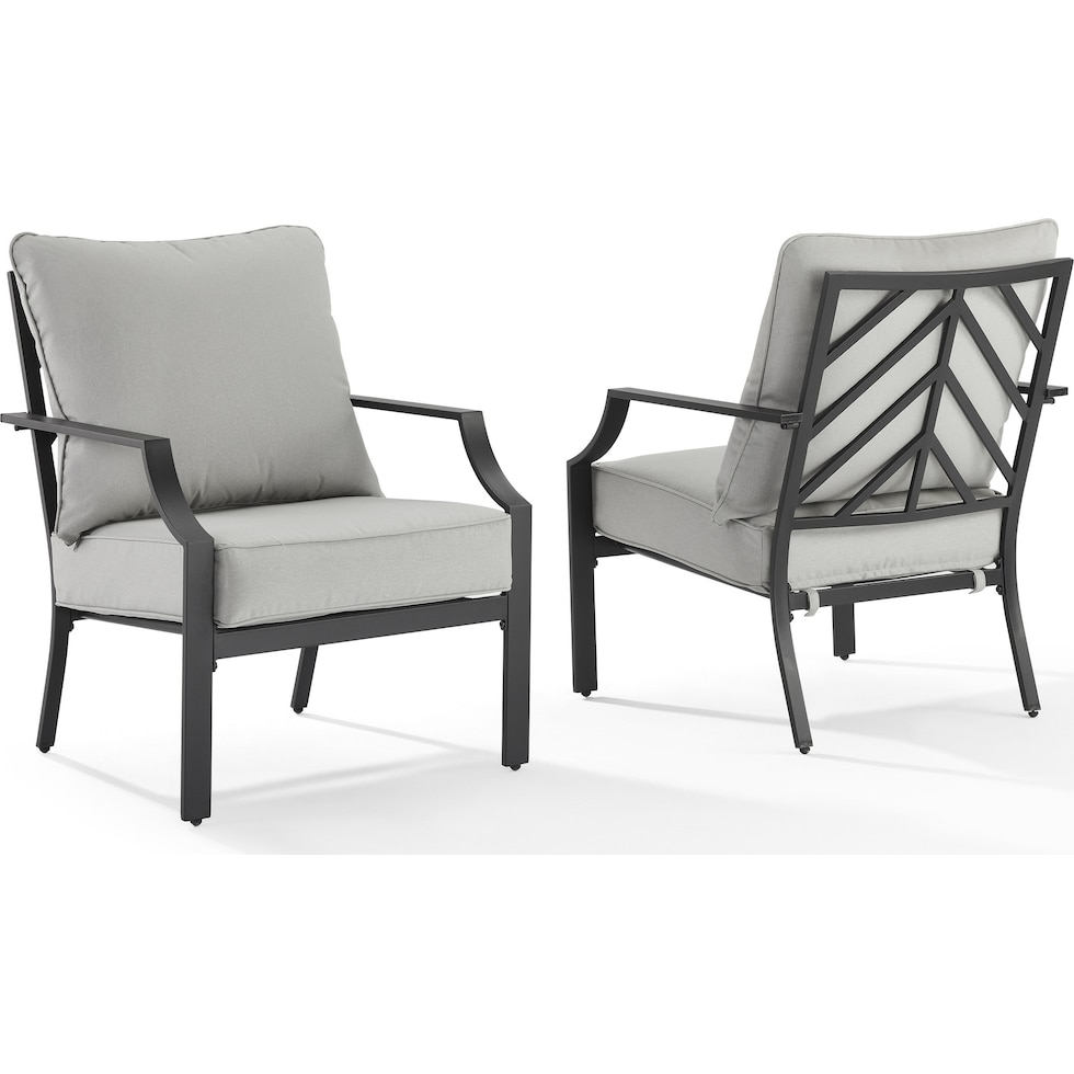 boise gray outdoor chair   