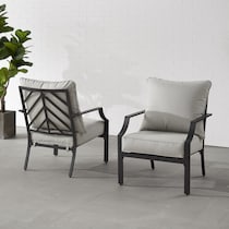 boise gray outdoor chair   