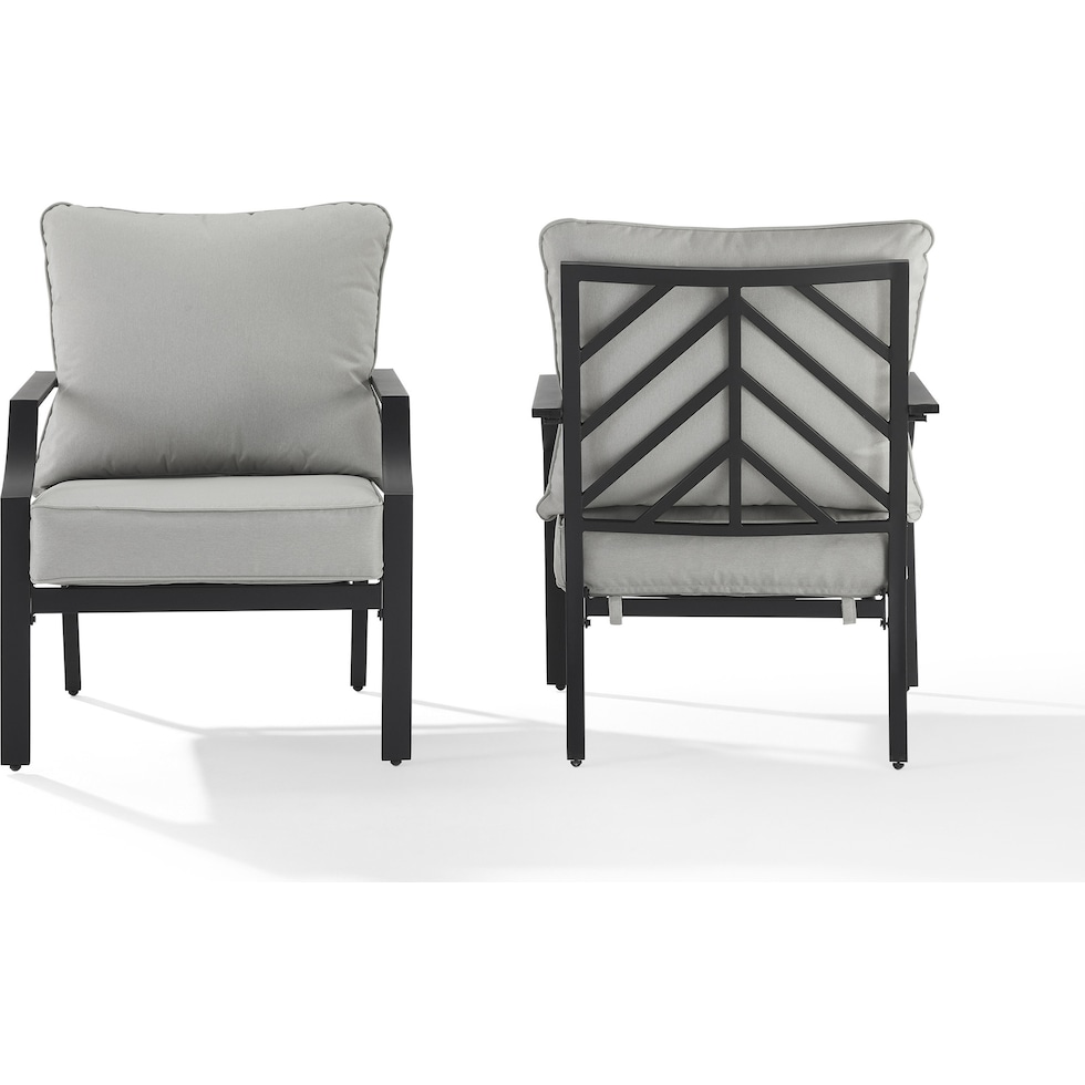 boise gray outdoor chair   