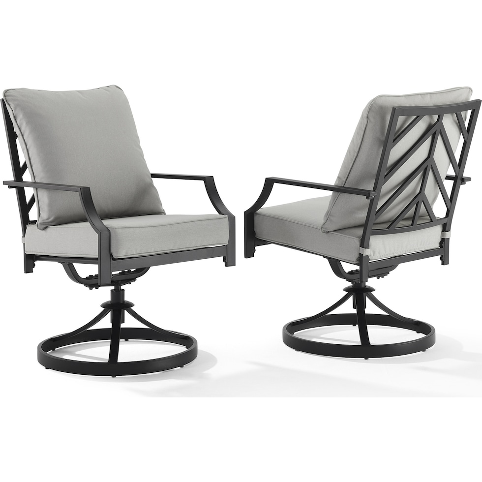 boise gray outdoor dining chair   