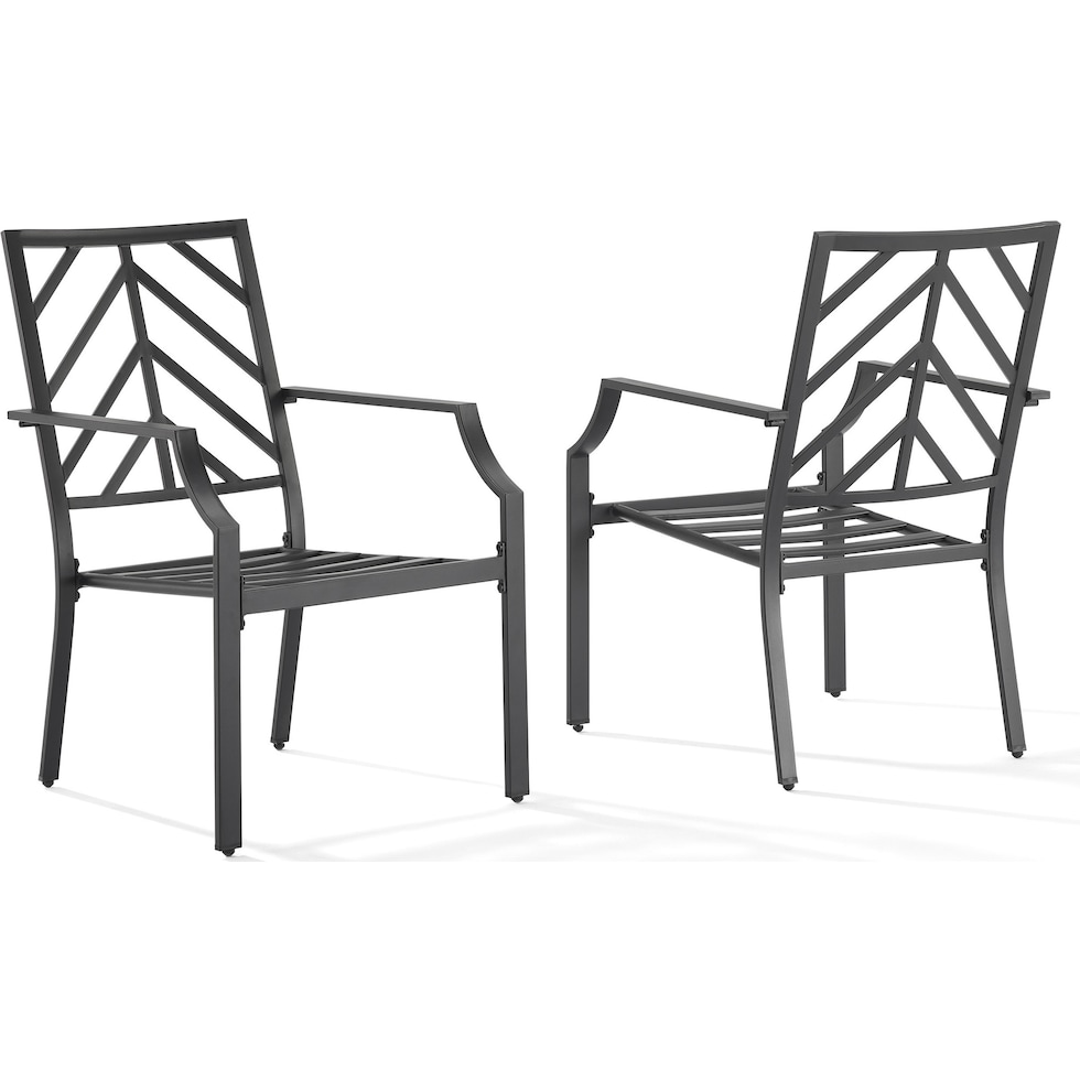 boise gray outdoor dining chair   