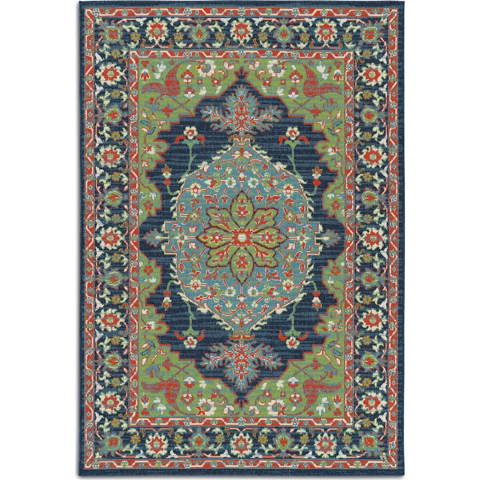 bokara green outdoor area rug   