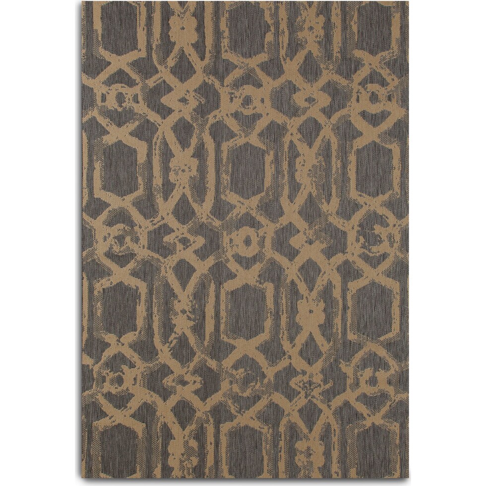 bolster gray outdoor area rug   