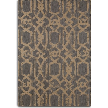 Bolster Indoor/Outdoor 6' X 9' Area Rug - Gray