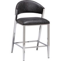 bolzano black counter height stool   