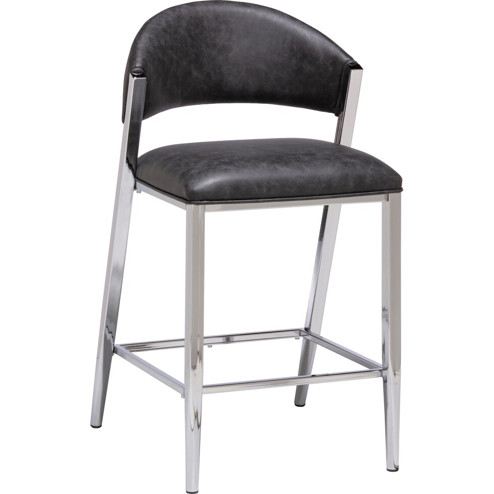 bolzano black counter height stool   