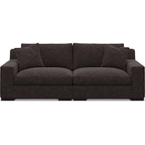 bondi dark brown sofa   