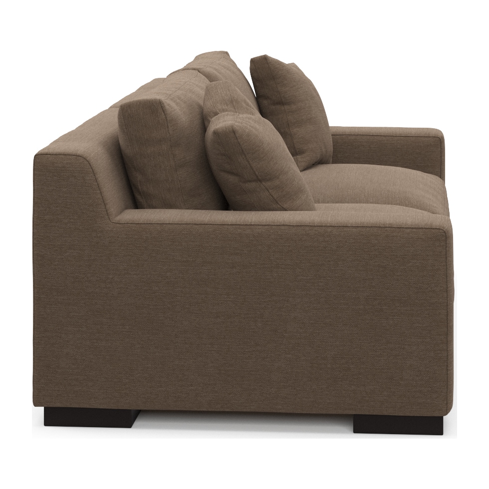 bondi dark brown sofa   