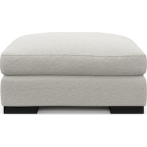 bondi gray ottoman   