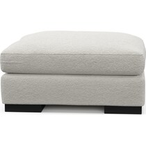 bondi gray ottoman   
