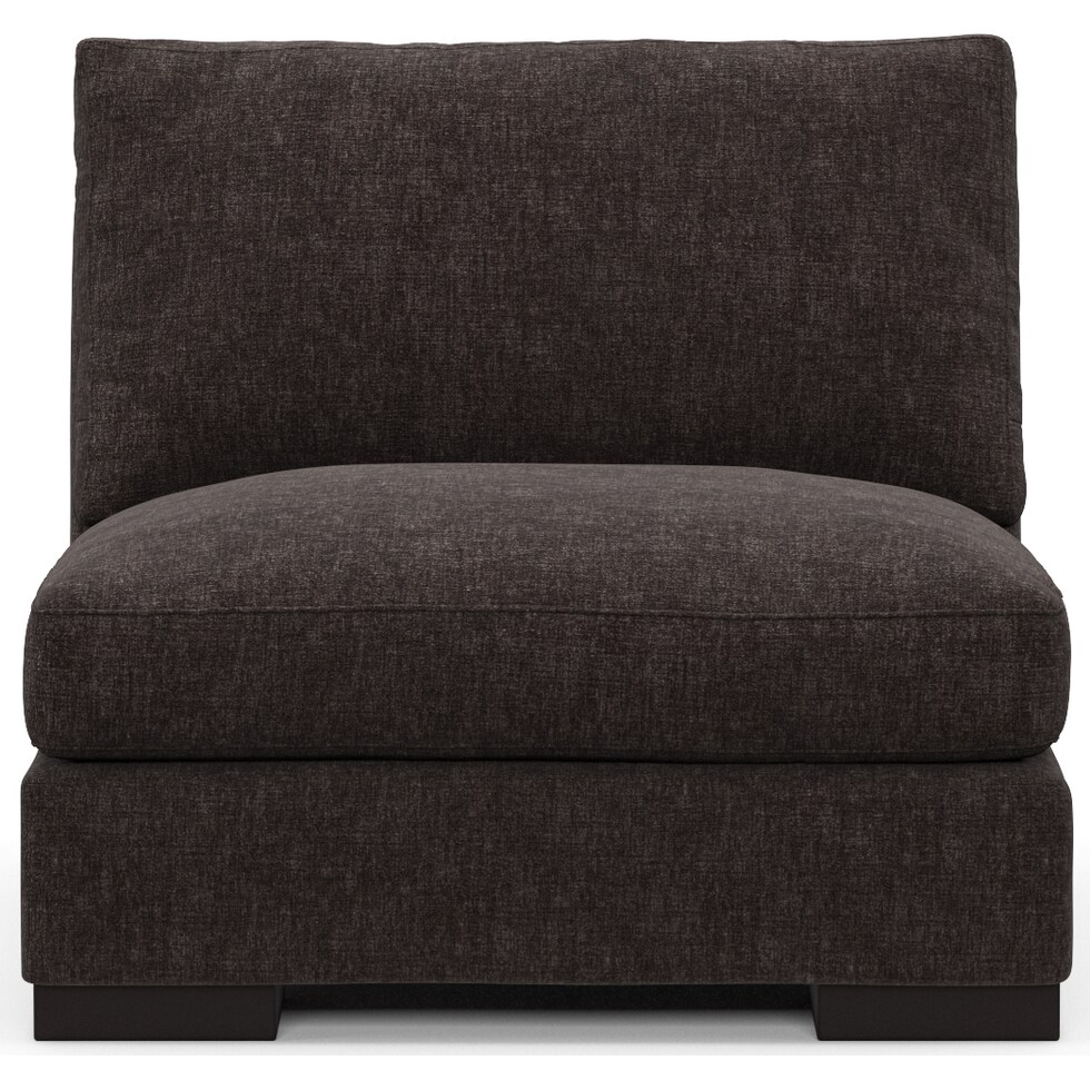 bondi white armless chair   