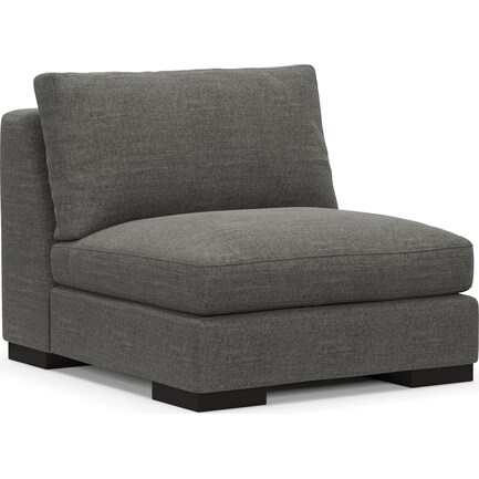 Bondi Foam Comfort Armless Chair - Curious Charcoal