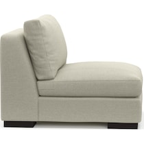 bondi white armless chair   