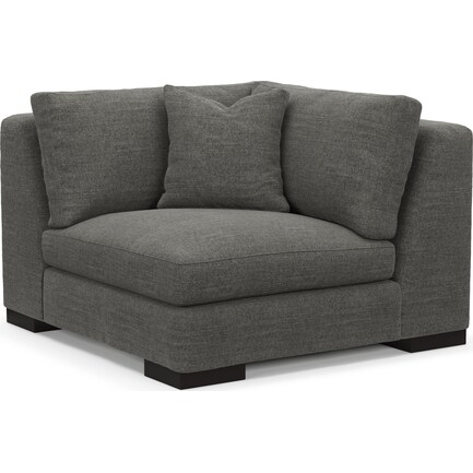 Bondi Foam Comfort Corner Chair - Curious Charcoal