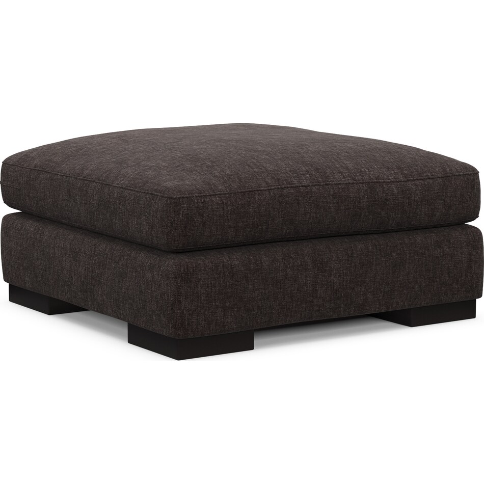 bondi white ottoman   