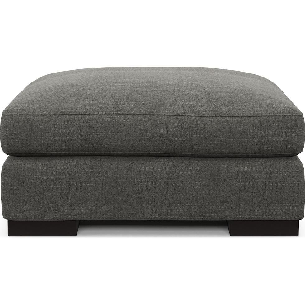 bondi white ottoman   