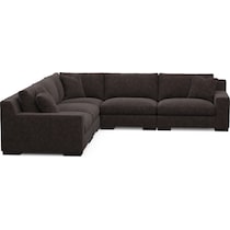 bondi white sectional   