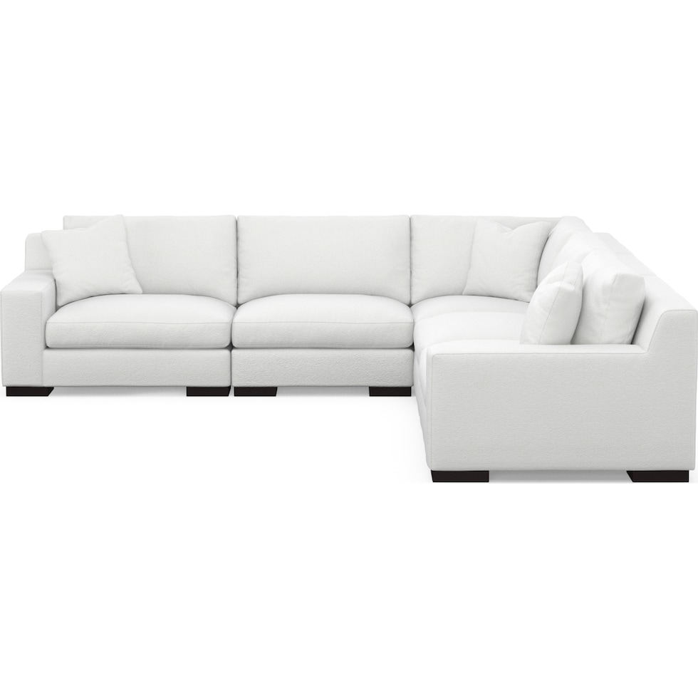 bondi white sectional   