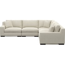 bondi white sectional   