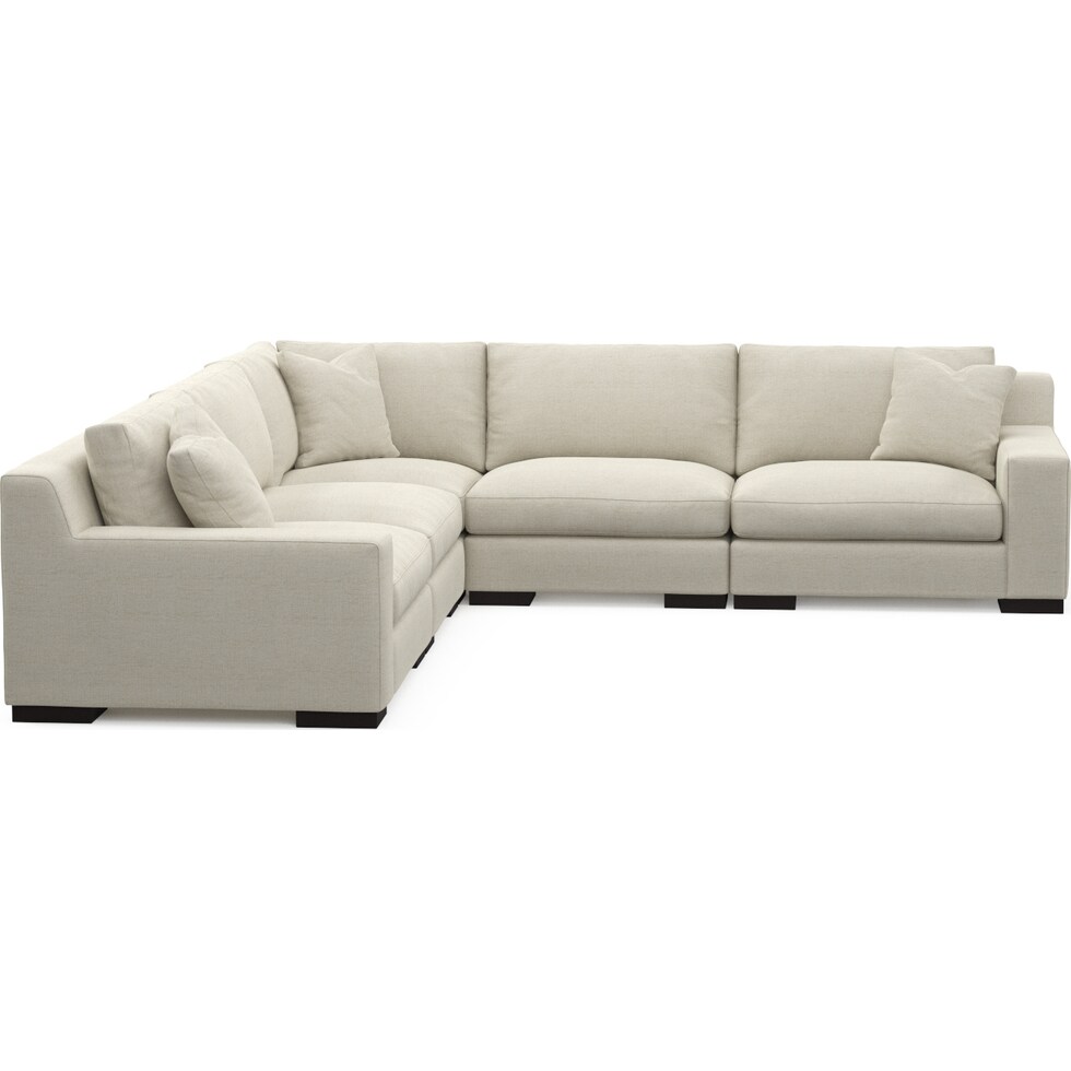 bondi white sectional   