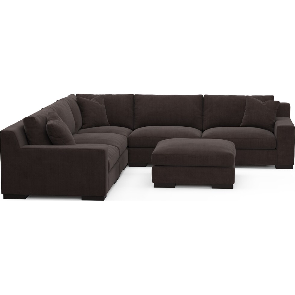 bondi white sectional   