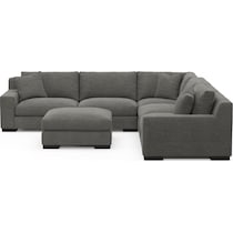 bondi white sectional   