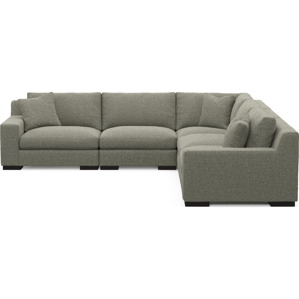 bondi white sectional   