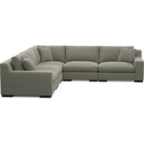 bondi white sectional   