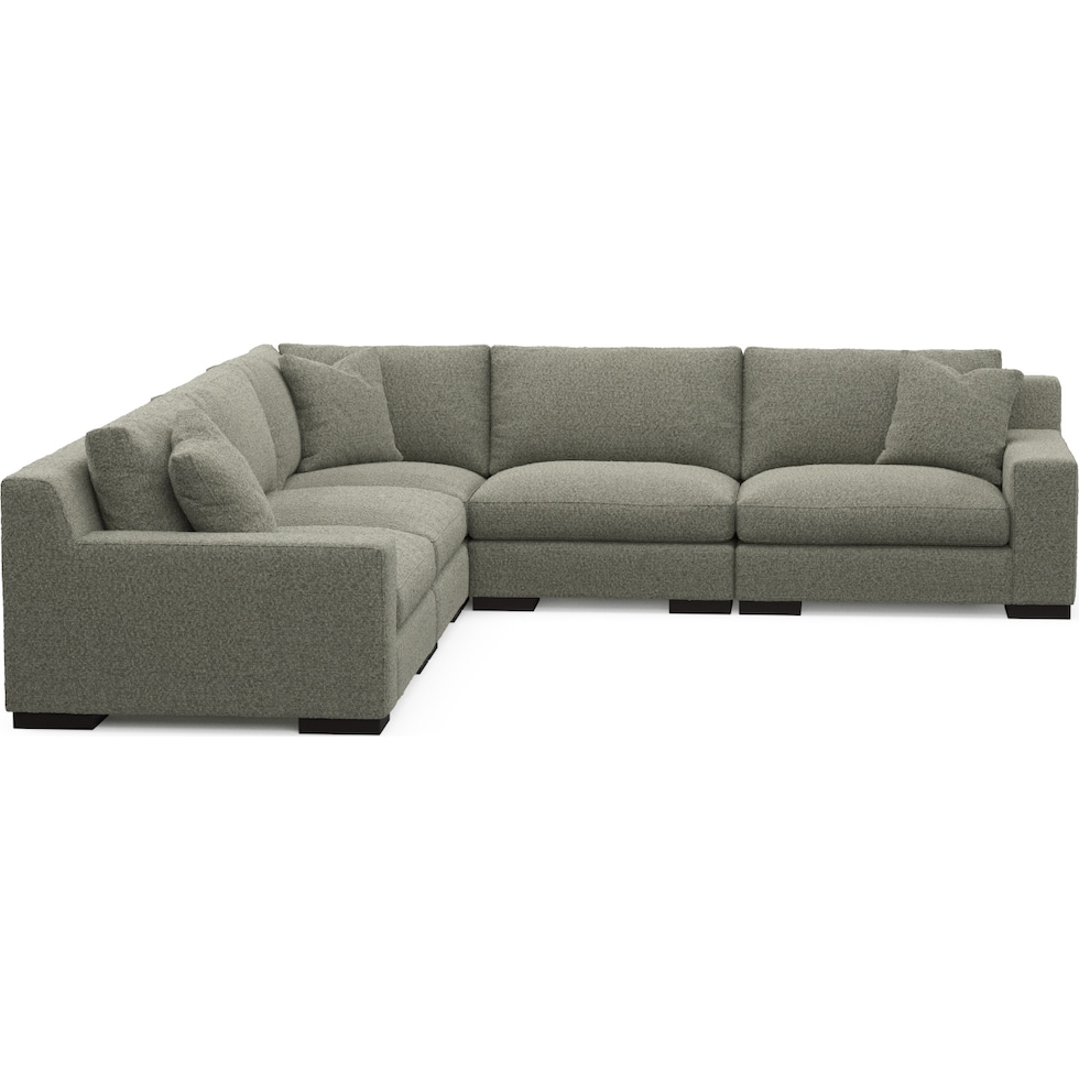 bondi white sectional   