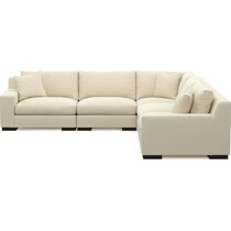 bondi white sectional   