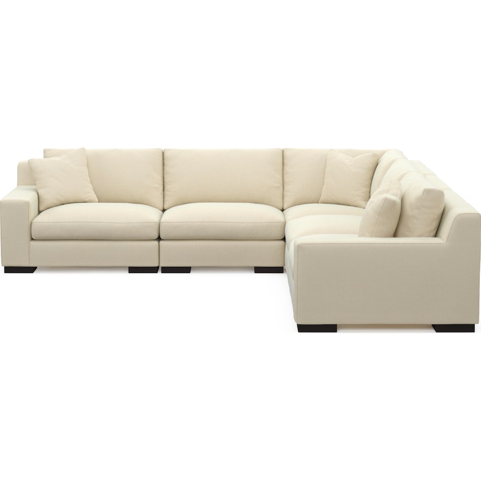 bondi white sectional   