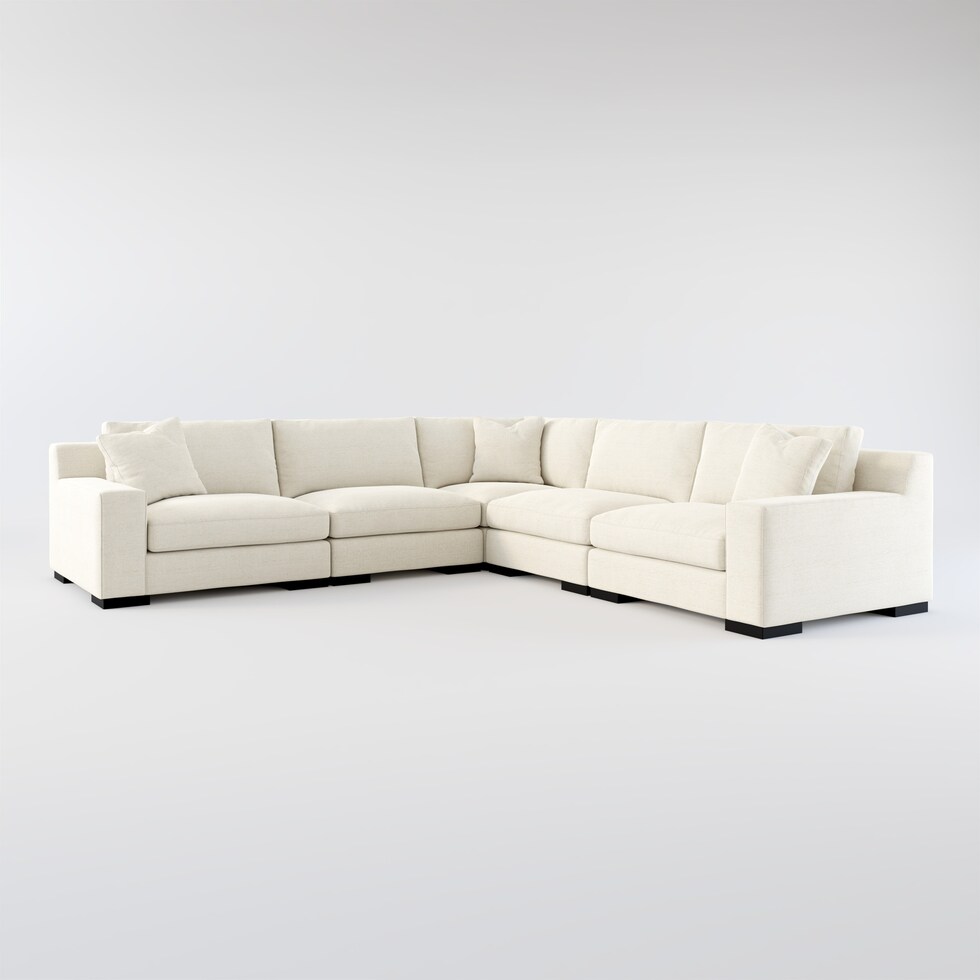 bondi white sectional web   