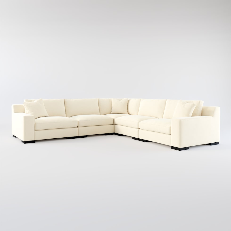 bondi white sectional web   