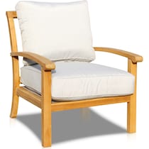 bonita white outdoor chair   