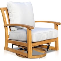 bonita white outdoor chair   