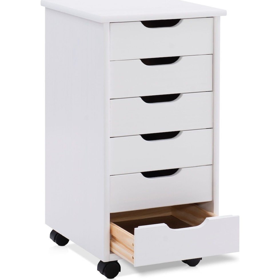 bonnie white kitchen cart   