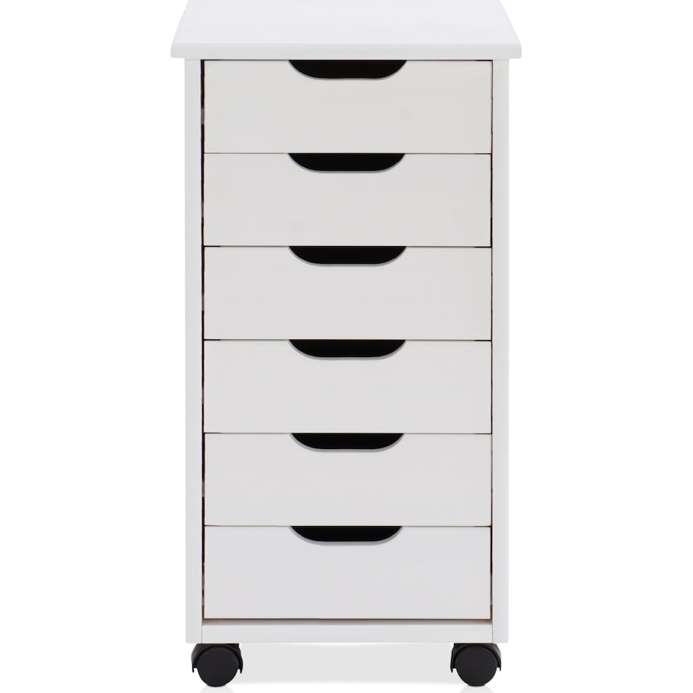 bonnie white kitchen cart   