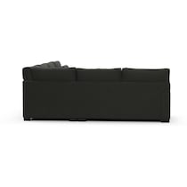 boston black sectional   