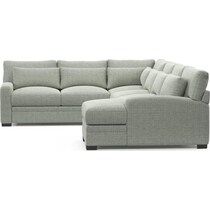 boston blue sectional   