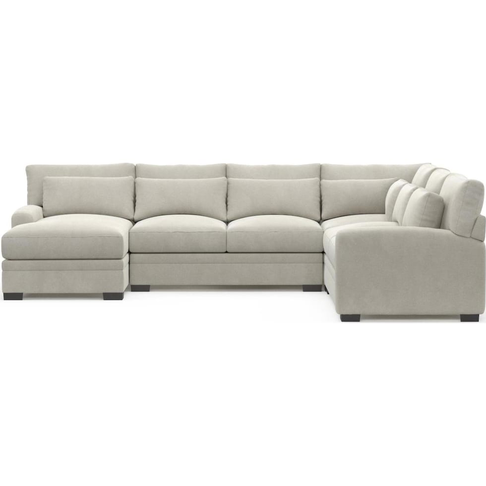 boston brown sectional   