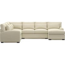boston brown sectional   