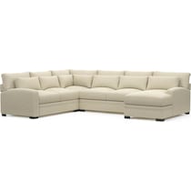 boston brown sectional   