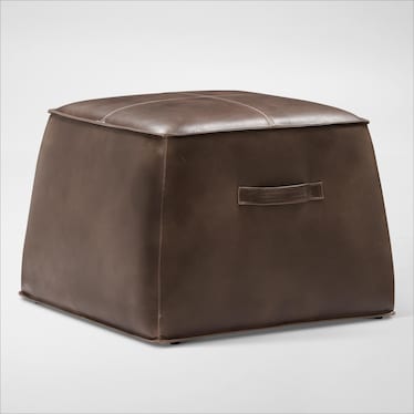 Boston Ottoman - Dark Brown