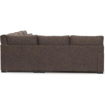 boston dark brown sectional