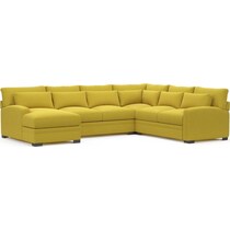 boston gold sectional   